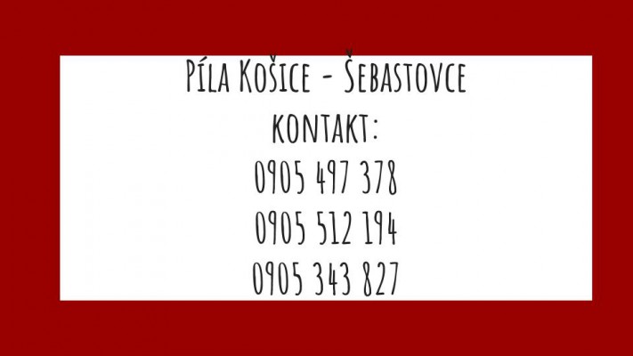 Píla Košice - Šebastovce