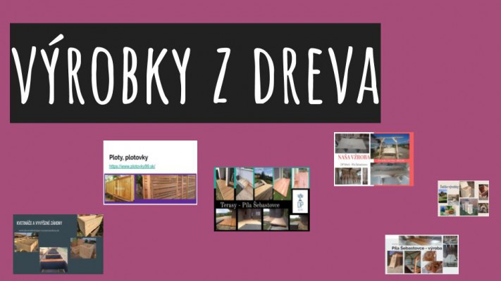 Výrobky z dreva